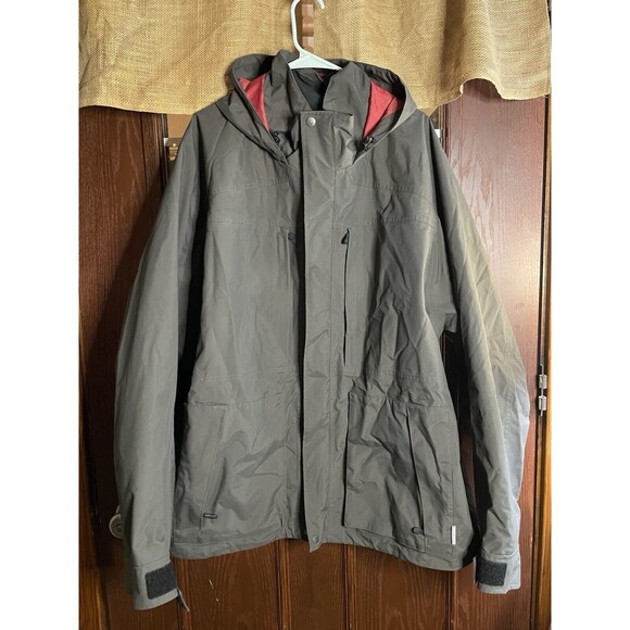 Duluth Trading Co Mens Whaleback Parka- Greenish-Grey Parka w/Hood Size 3XL - Picture 6 of 10